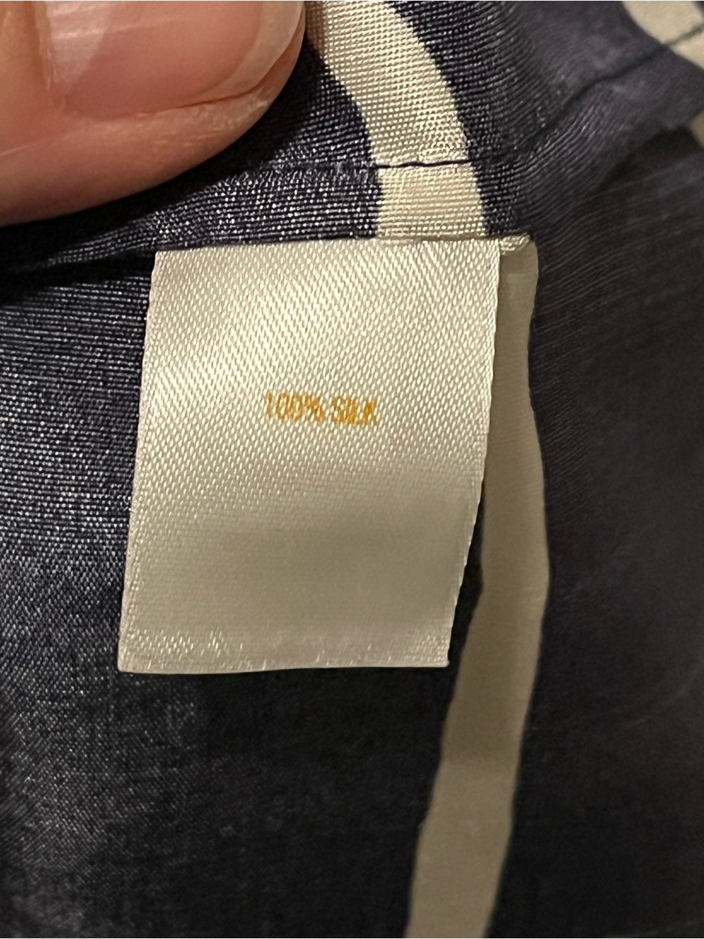 Preppy striped silk Kate Spade Size 10 - Picture 5 of 8